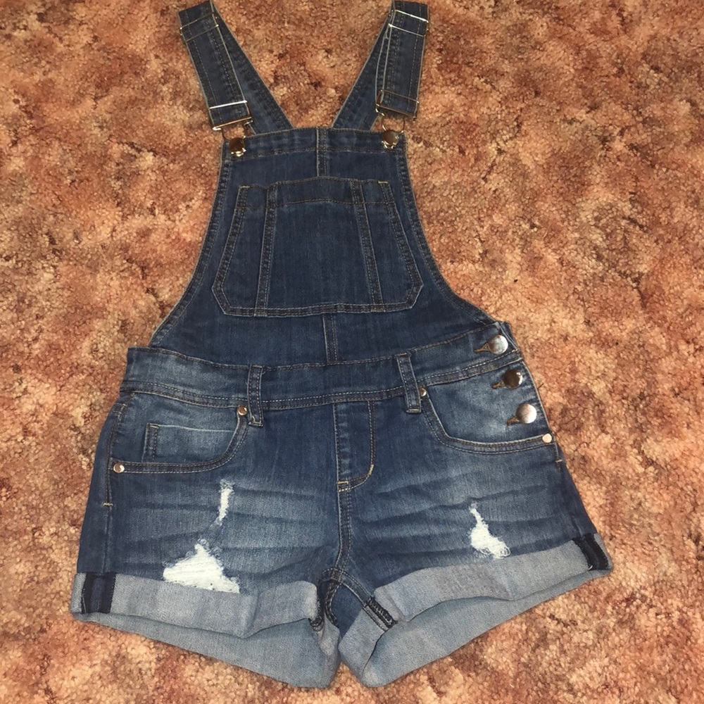 Super Cute Short Overalls